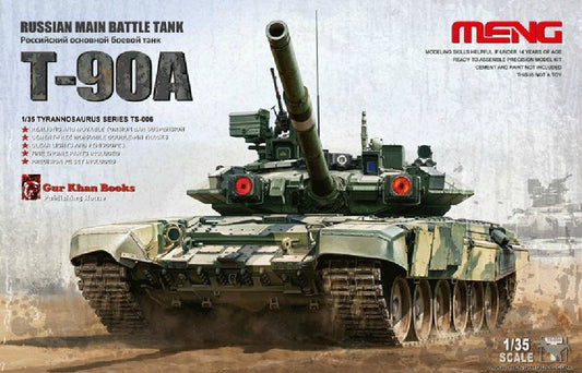 Explore this Meng TS-006 Model 1/35 Russian Main Battle Tank T-90A Brand new