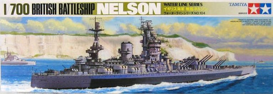 Tamiya 77504 1/700 Scale Model Kit WWII British Royal Navy Battleship HMS Nelson