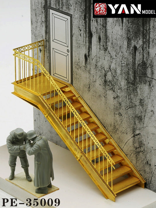 Yan Model PE35009 1/35 Scale Steel Structure Stairs for Factory