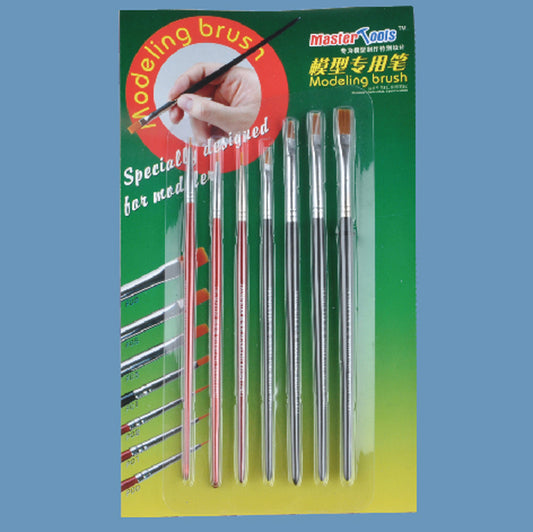 Trumpeter Master 09900 Tools Model Paints & Finishes Modeling Brush"7pcs/Set"