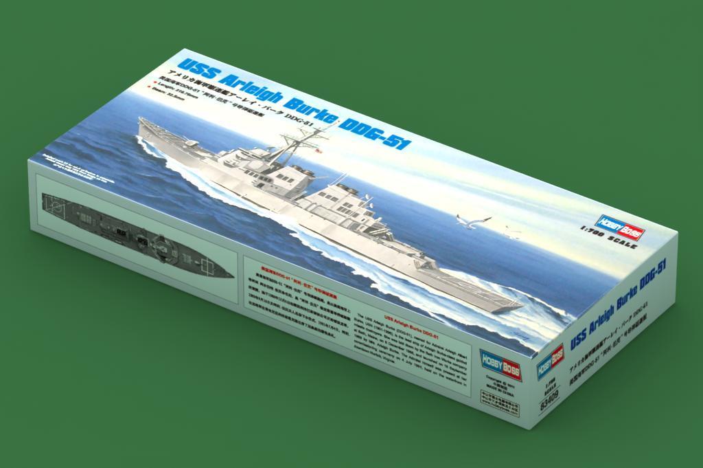 Hobbyboss 1/700 83409 USS Arleigh Burke DDG-51 Model Kit
