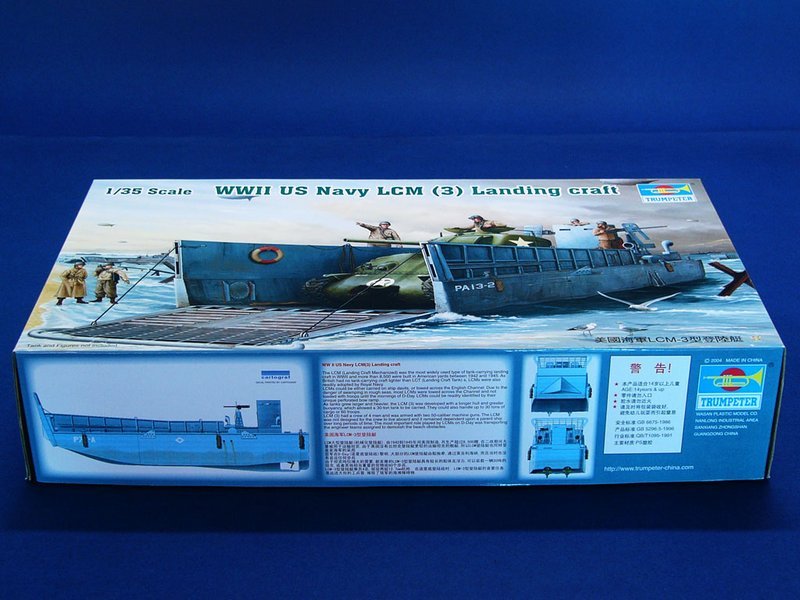 U.S. Navy LCM3 Landing Craft Model Kit 1/35 | Trumpeter 00347