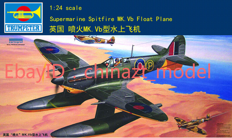 Trumpeter 02404 1/24 Supermar ine Spitfire MK.Vb Float plane model kit