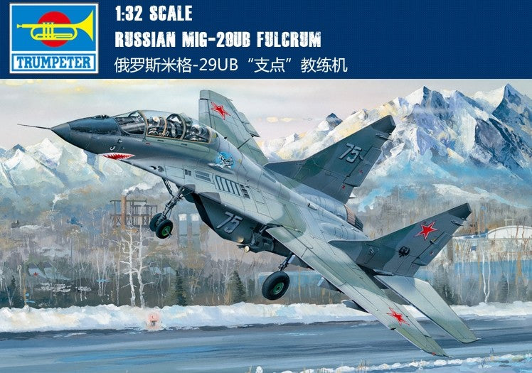 Trumpeter 1/32 03226 Model Kit Russian MiG-29UB Fulcrum Aircraft