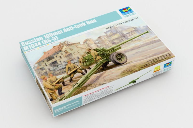 Trumpeter 1/35 02331 Russian 100mm Anti-Tank Gun M1944 "BS-3" Rare
