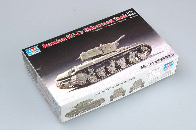 Trumpeter 1/72 07230 Russian KV-1'S Ehkranami Tank