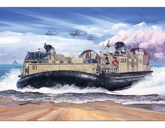Trumpeter 1/72 07302 USMC Landing Craft Air Cushion Static Warship Model Kit