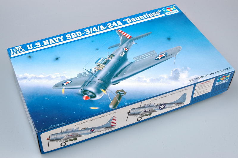 Trumpeter 1/32 02242 US. Navy SBD-3/4 A-24A Dauntless