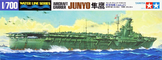 Tamiya 31212 1/700 Scale Model Waterline Kit WWII IJN Aircraft Carrier Junyo