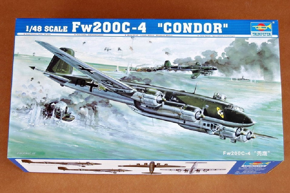 Trumpeter 1/48 02814 Fw200C-4 Condor Assembly Model Kit