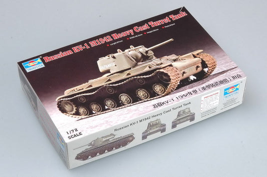 Trumpeter 1/72 07231 Russia KV-1 1942 Heavy Cast Turret Tank