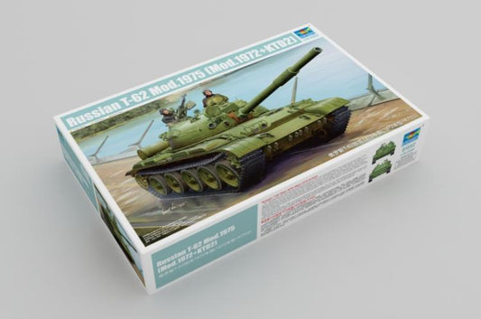 Trumpeter 1/35 01552 Russian T-62 Mod.1975"Mod.1972+KTO2" assembly model