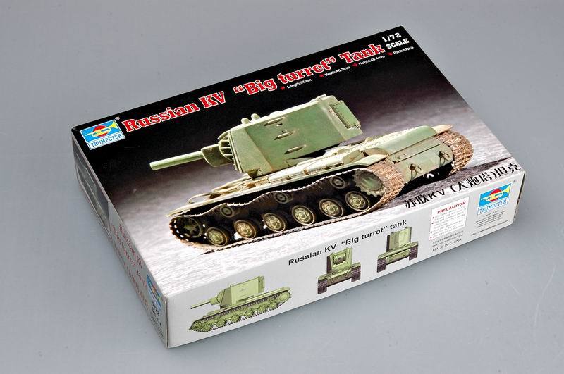 Trumpeter 1/72 07236 Russian KV ¡°Big turret¡± tank