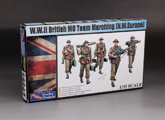 Gecko 1/35 Models 35GM0014 WWII British MG Team Marching [N.W.Europe] ModelHive