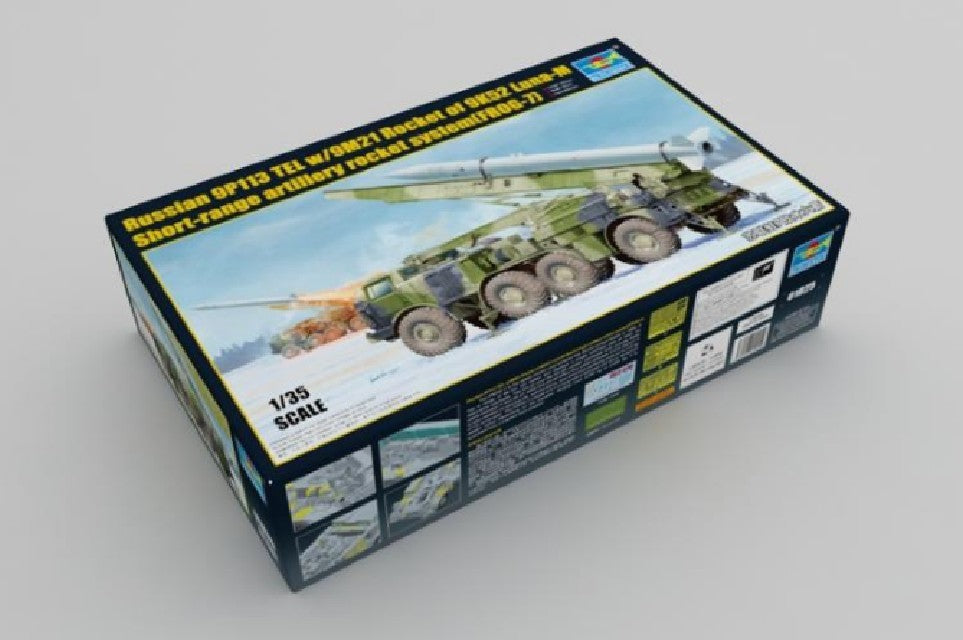 Trumpeter 1/35 01025 Russian 9P113 TEL w/9M21 Rocket of 9K52 Luna-M