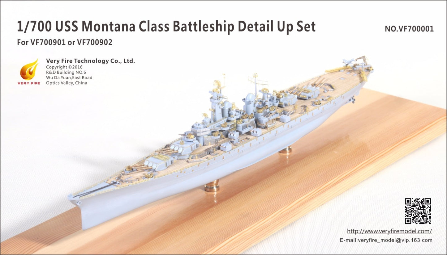 Very Fire Detail Up Set for 1/700 USS Montana Class£¨For Very Fire 700901/700902£©