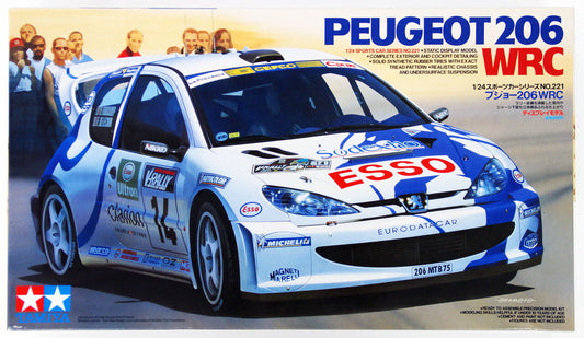 Tamiya 24221 1/24 Peugeot 206 WRC scale Plastic model kit