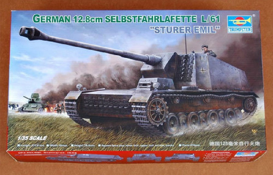 Trumpeter 1/35 00350 German 12.8cm L/61 Sturer Emil