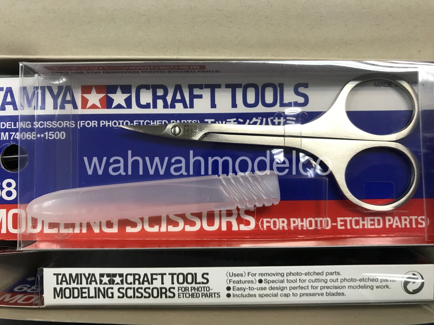 Tamiya 74068 Modeling Scissors For Photo Etched PE Parts Model Small Craft Tools