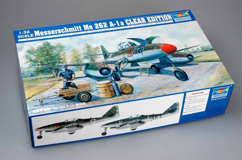 Trumpeter 1/32 02261 Messerschmitt Me262A-1a Clear Edition