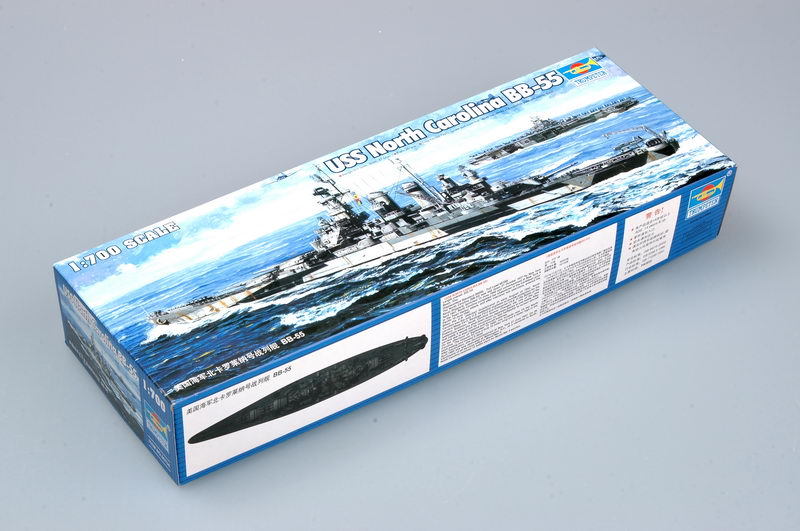 Trumpeter 1/700 05734 USS North Carolina BB-55