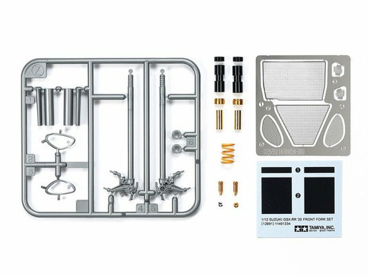Tamiya 12691 1/12 Detail Up Parts Suzuki GSX-RR '20 Front Fork Set For 14139