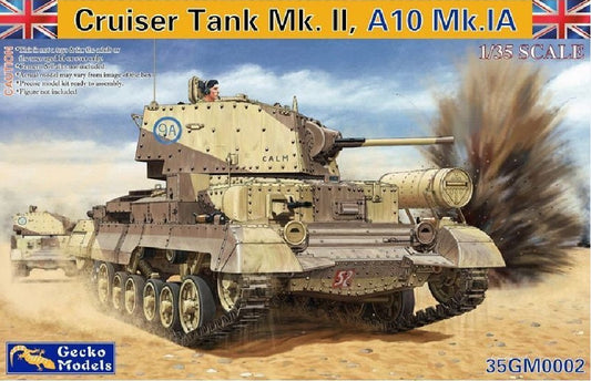 Gecko 1/35 Models 35GM0002 Cruiser Tank Mk. II A10 Mk. IA ModelHive
