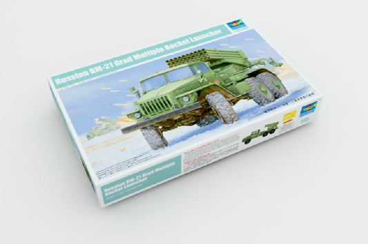 Trumpeter 1/35 01013 Russian BM-21 Grad Multiple Rocket Launcher Rare