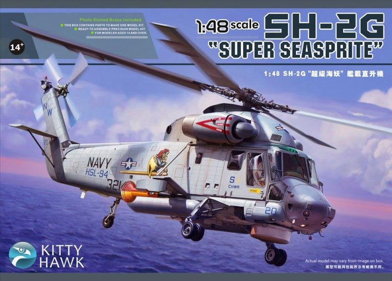 Kitty Hawk 80126 1/48 SH-2G Super Seasprite  Assembly model new
