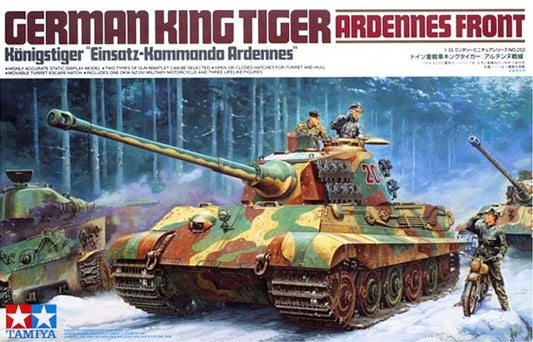 Discover the 1/35 King Tiger II Tank Model Kit by Tamiya, featuring detailed assembly and perfect for model enthusiasts. Build your own 1/35 Königstiger today!
