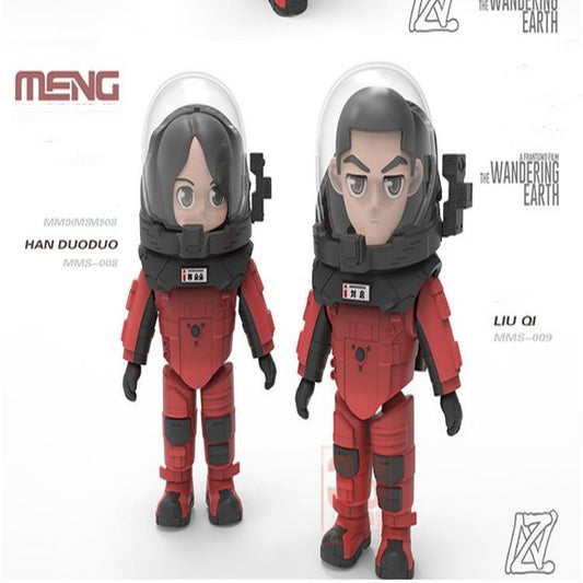 MENG  MMS-008+MMS-009 Q version WANDERING EARTH HANDUODUO&LIUQI Model