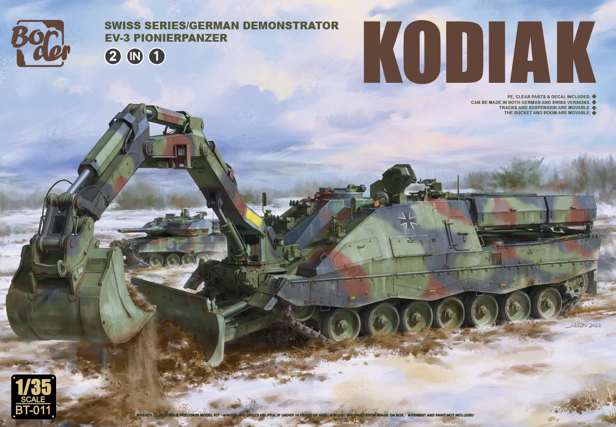 Border BT-011 1/35 SWISS SERIES/GERMAN DEMONSTRATOR  EV-3PIONIERPANZER 2 in 1