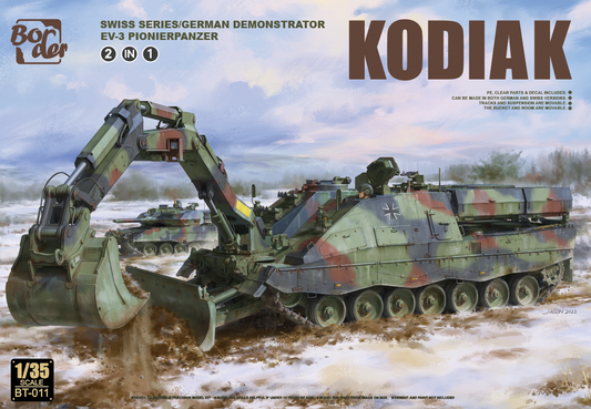 Border BT-011 1/35 SWISS SERIES/GERMAN DEMONSTRATOR  EV-3PIONIERPANZER 2 in 1