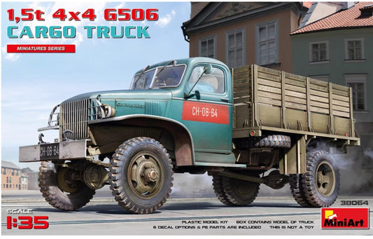 MINIART 1/35 38064 1,5t 4 x 4 G506 Cargo Truck (Plastic model)