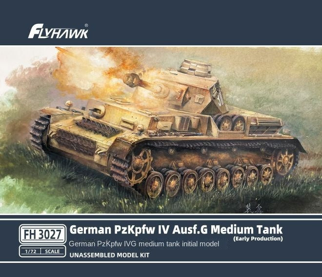 Flyhawk FH3027 1/72 German PzKpfw IV Ausf.G Medium Tank (Early Production)