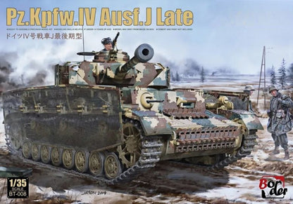 Border BT-008 1/35 German Pz.kpfw.IV.Ausf J Late Tank Model  Kit