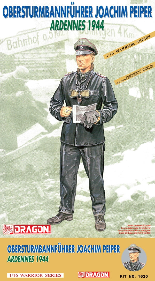 DRAGON 1620 1/16 WW.II OBERSTURMBANNF?HRER Joachim Peiper Model KIT
