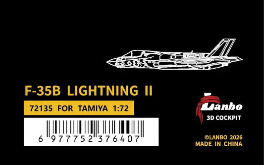 LANBOMODEL 72135 1/72 USA F-35B Fighter Jet£¨For TAMIYA£© - ModelHives