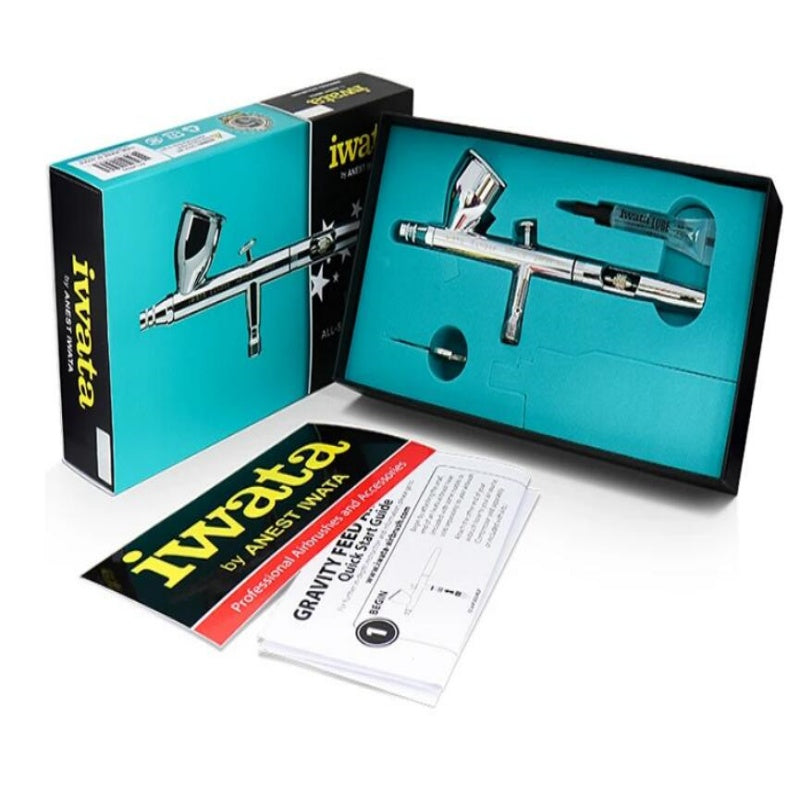 IWATA HP-CS AirBrush 0.35 mm cup 7.0 Made in Japan For Model Building | Tools