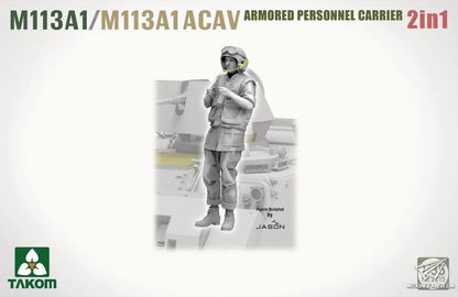 TAKOM 2215 1/35 M113A1/M113A1 ACAV Armored Car (2 in 1) Model kit Presale
