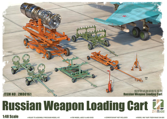 ZIMI Model ZM80161 1/48 Russian Weapon Loading Cart Assembly Model Kit