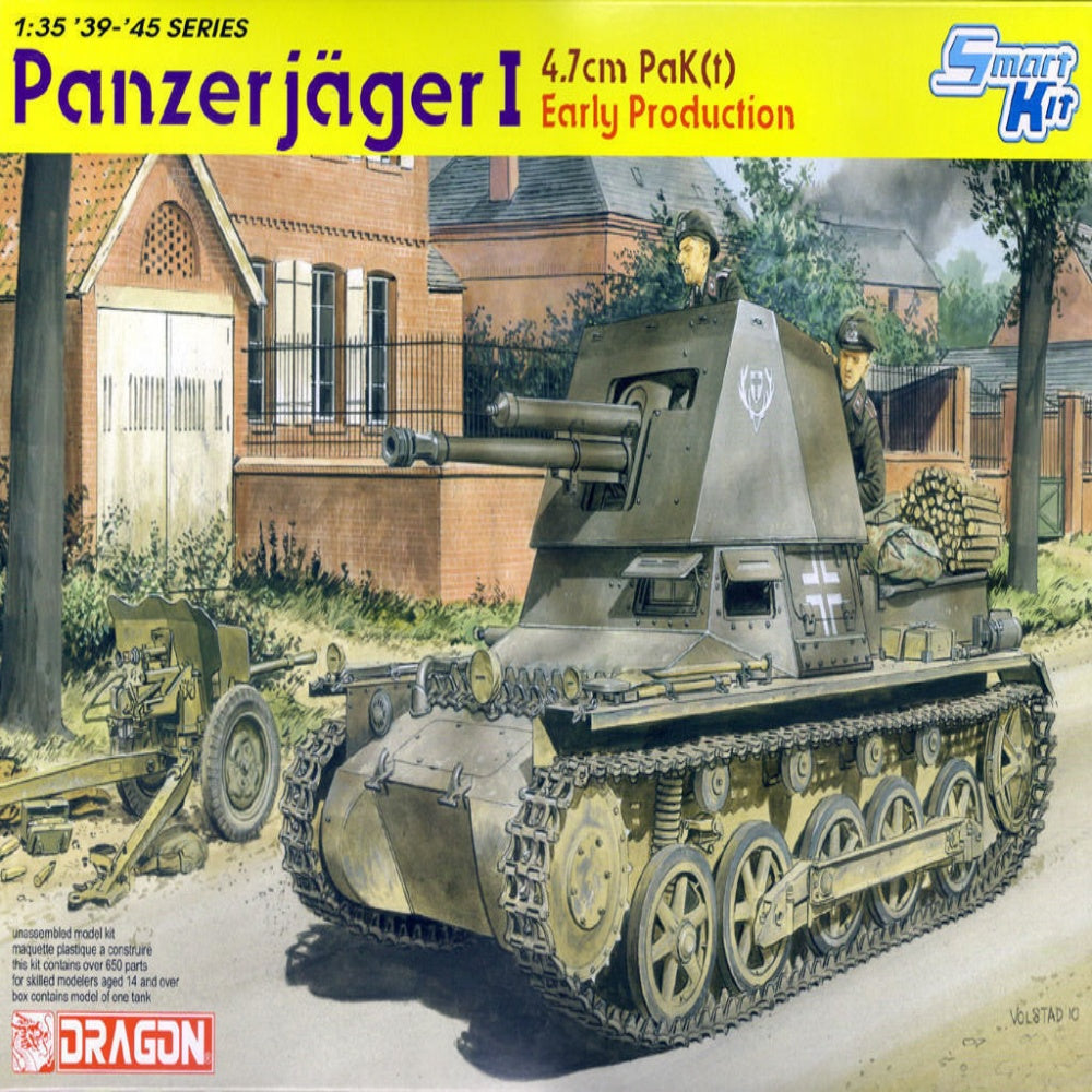 DRAGON 1/35 6258 4.7cm Panzerjager I Early Prodcution