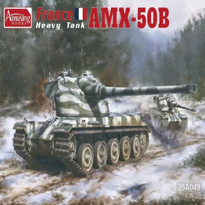 Amusing Hobby 35A049 1/35 France AMX-50B Heavy Tank model kit is a popular model.