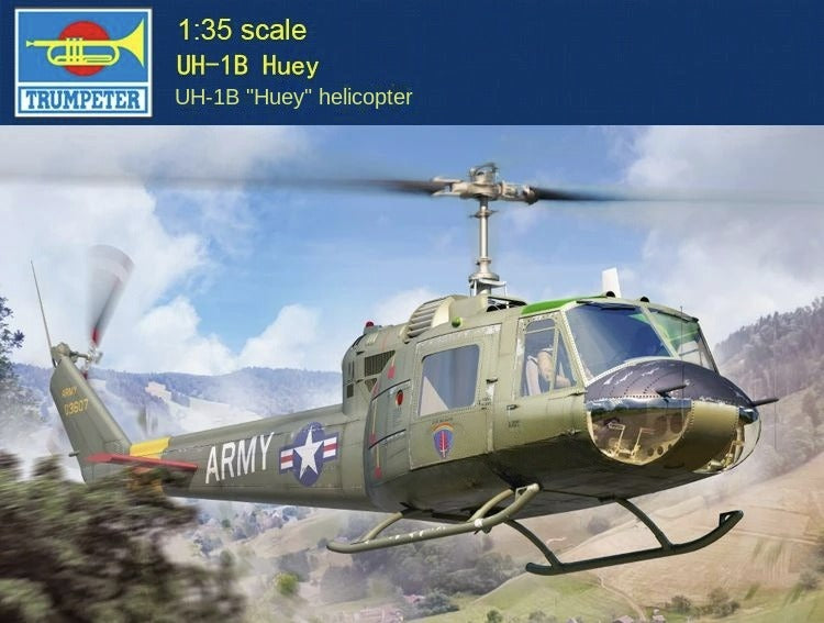 Trumpeter 05111 1/35 Scale UH-1B Huey Helicopter Assembly Model Kit