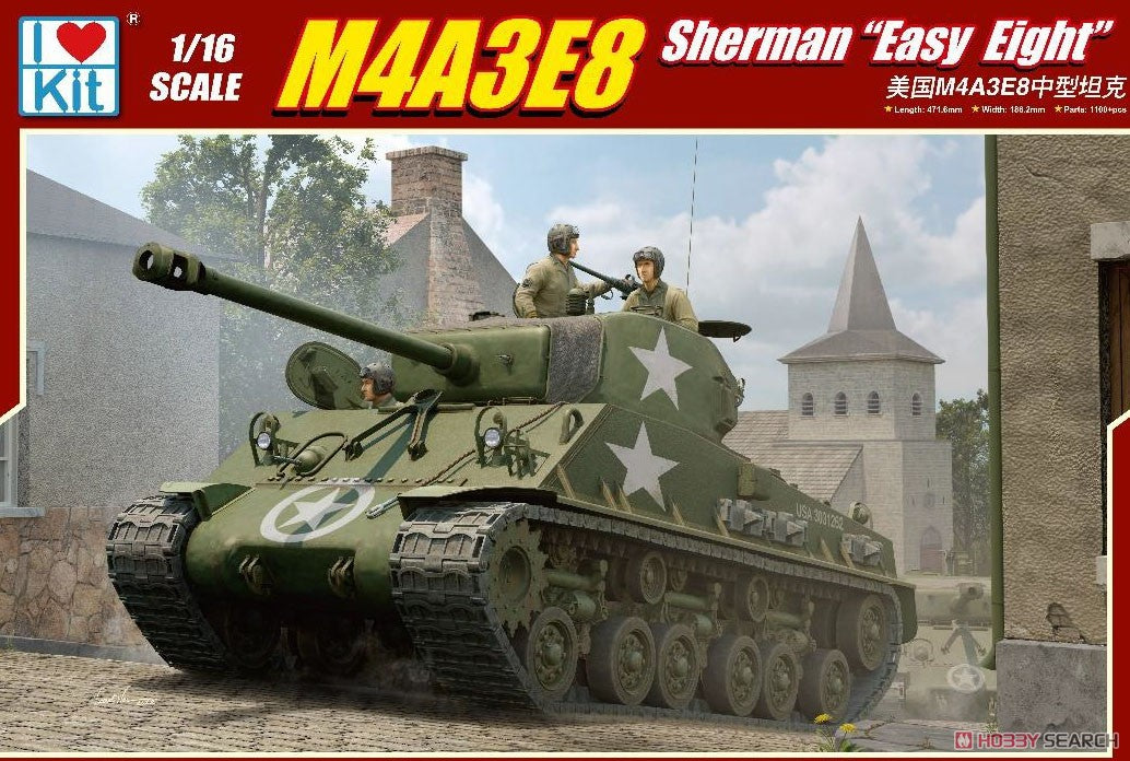 Trumpeter ilovekit 61615 1/16 USA M4A3E8 Sherman ` Easy Eight ` Medium Tank Kit