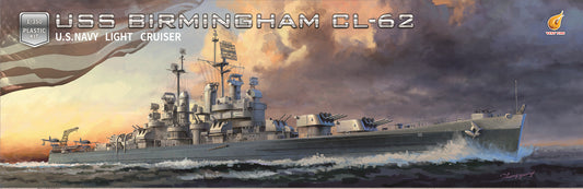 VF350921DX 1/350 USS BIRMINGHAM CL-62 U.S NAVY LIGHT CRUISER Deluxe Edition