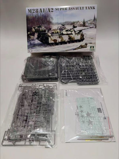 Find the TAKOM 2210 1/35 M28A1/A2 Super Assault (2 Options)Tank Model Kit