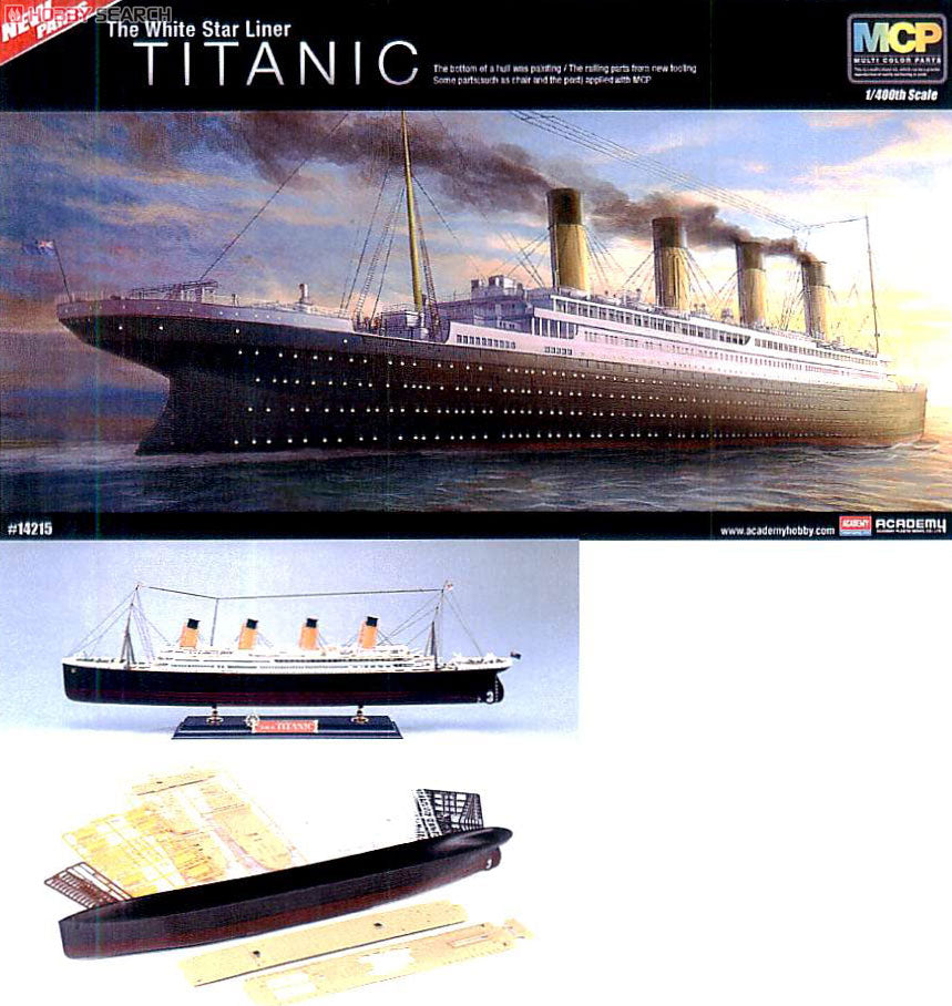 Academy AC14215 1/400 scale The White Star liner TITANIC model kit