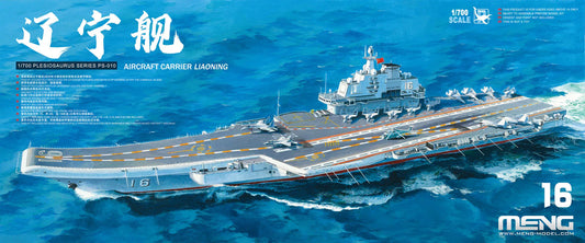 MENG PS-010 1/700 CV-16 PLESIOSAURUS SERIES Aircraft Carrier Liaoning Model Kit - ModelHives
