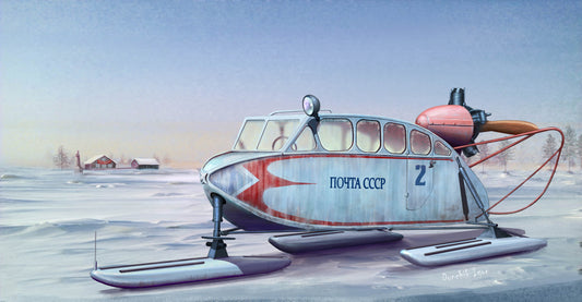 Trumpeter 02355 1:35 scale Soviet NKL-6 Aerosan model kit